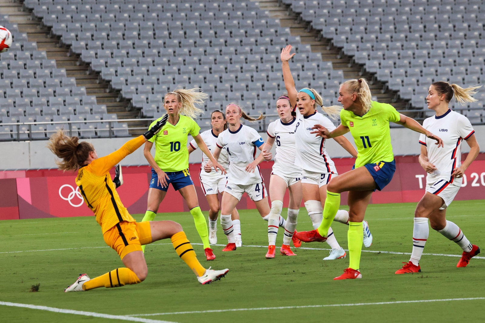 Sweden beats U.S. women’s soccer team 30 at Tokyo Olympics opener