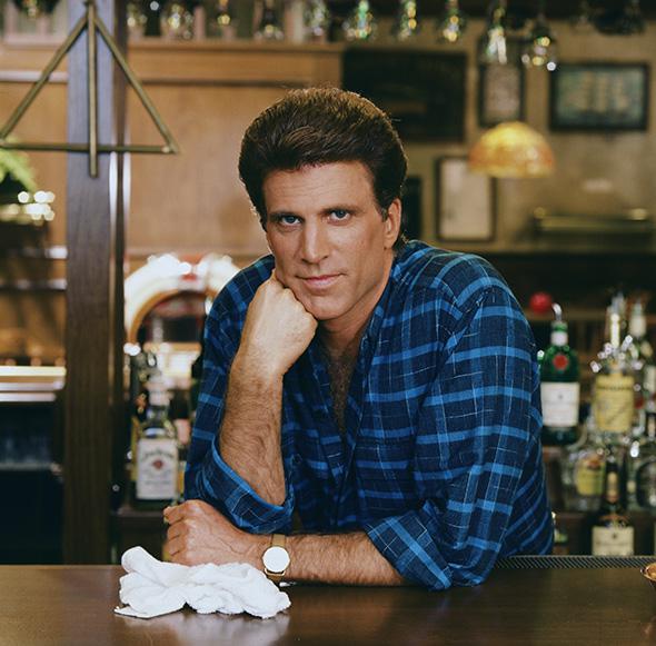 Ted Danson as Sam Malone, Cheers.