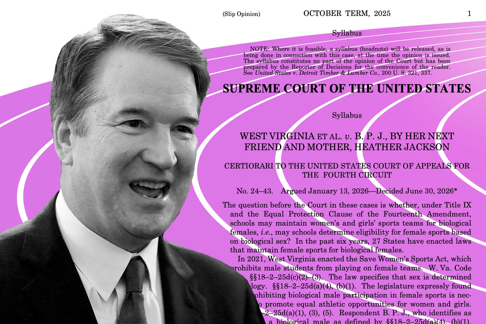 Brett Kavanaugh’s Personal View of Sports Is Now the Law of the Land