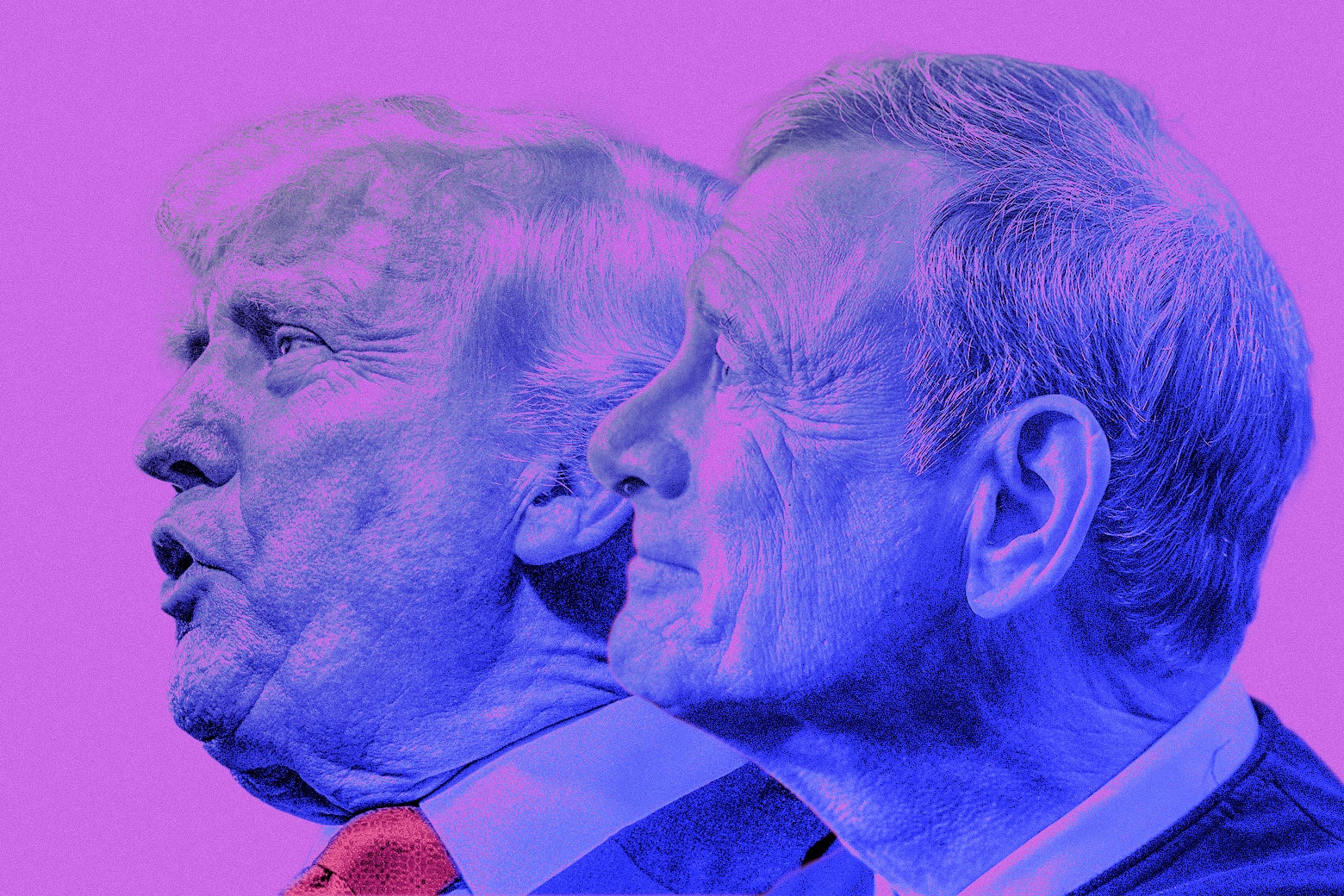 Donald Trump and John Roberts