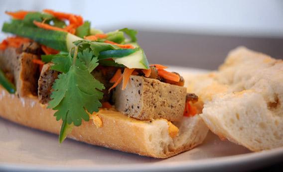 Tofu banh mi: a Vietnamese caramelized-tofu sandwich that shatters ...