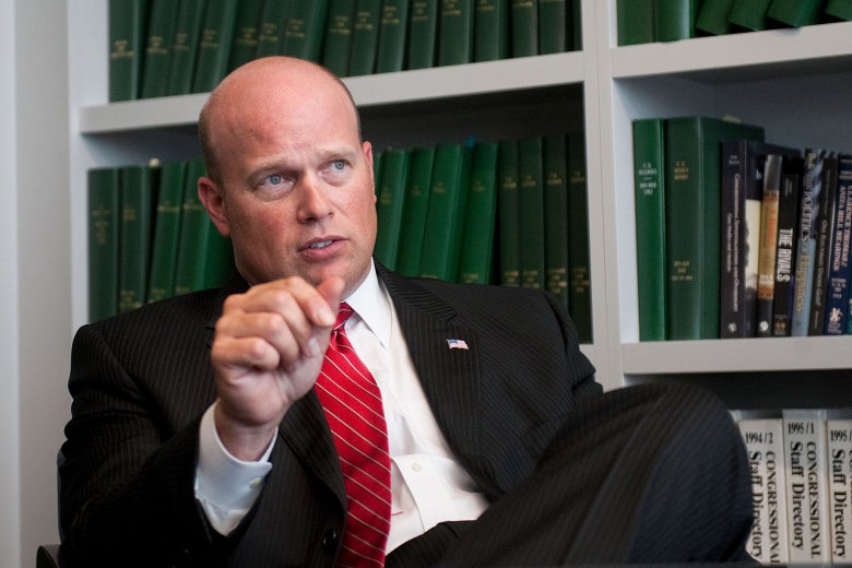 Matthew Whitaker, who purports to serve as acting attorney general.