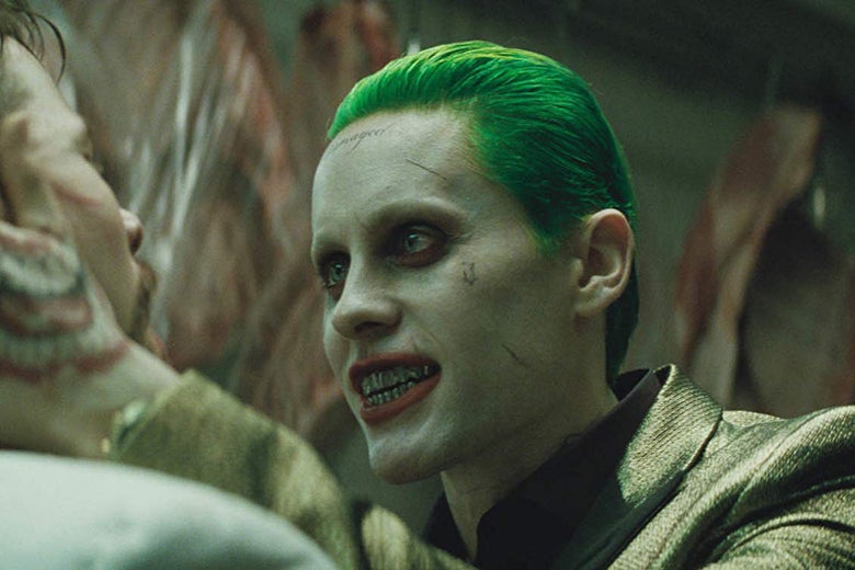 Jared Leto as the Joker in Suicide Squad.