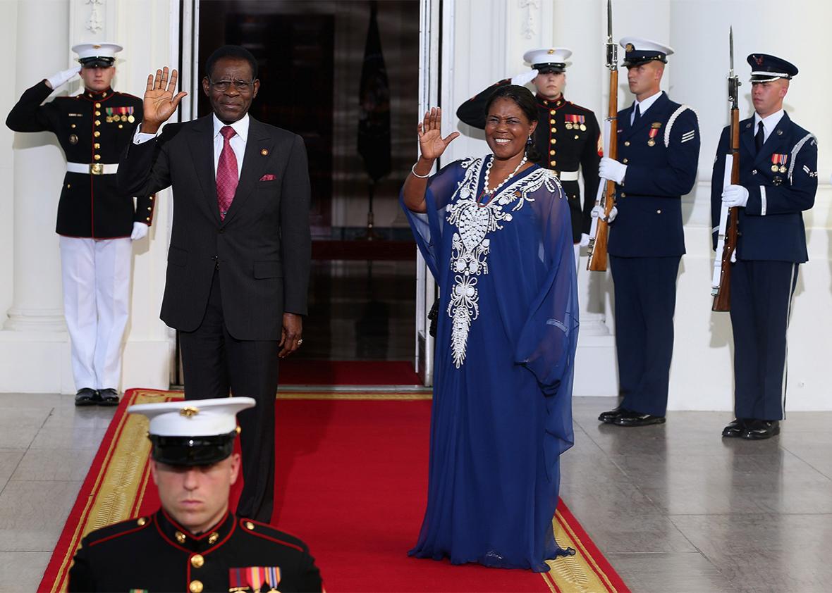 Equatorial Guinea President Teodoro Obiang Nguema Mbasogo