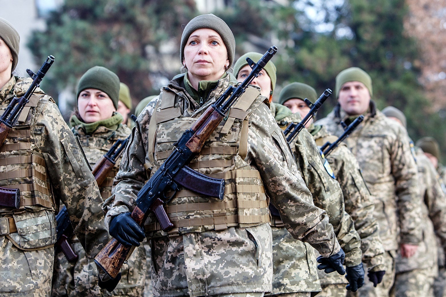 How women forced Ukraine to them into the military.