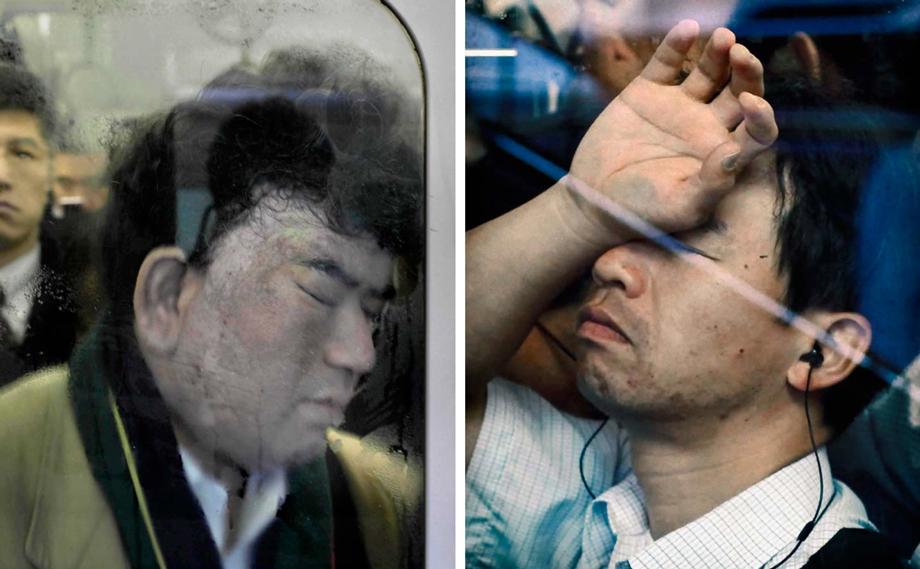 Tokyo Compression, Michael Wolf, Tokyo, Japan, subway