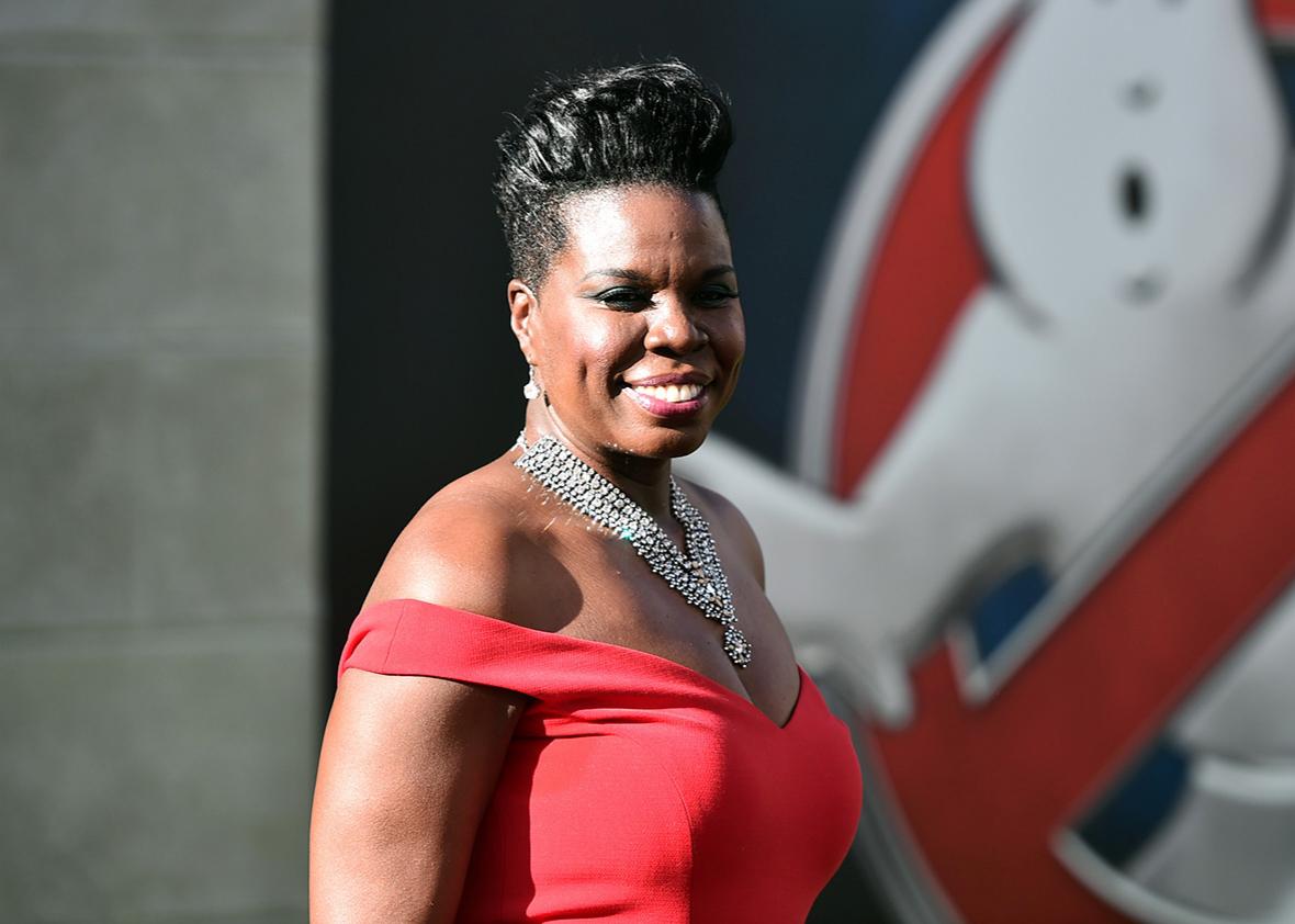 Actress Leslie Jones at the Ghostbusters premiere on July 9 in Hollywood, California.