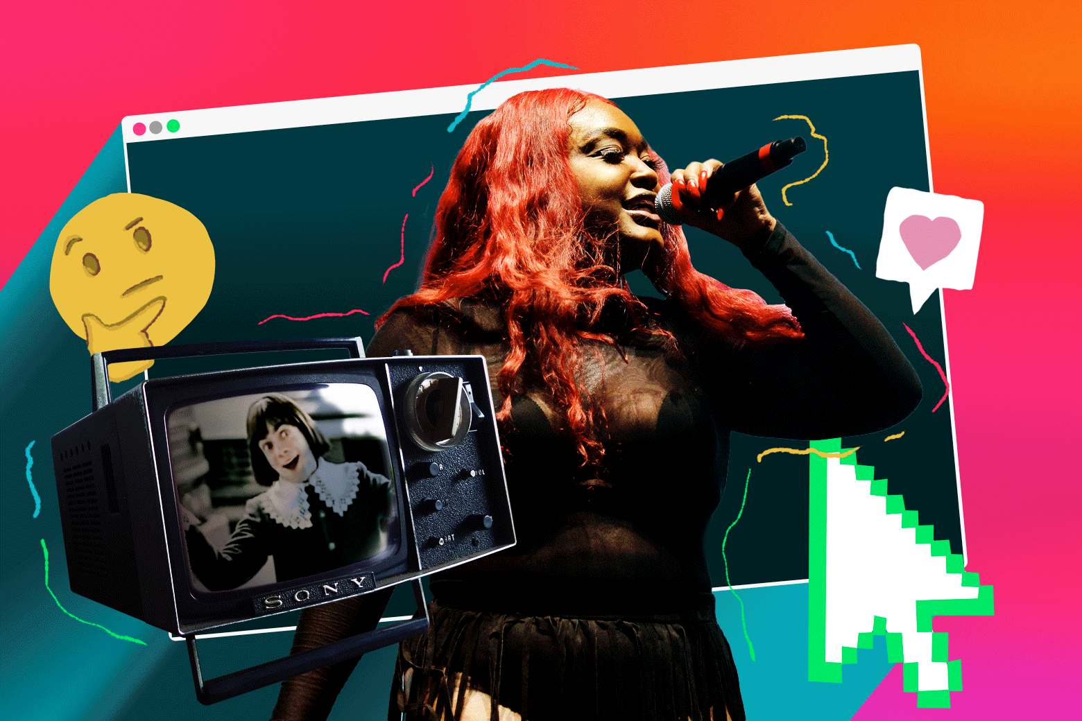 The little lad who loves berries and cream, and the rapper Cupcakke