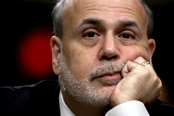 Ben Bernanke testifies during a hearing before the Joint Economic Committee.