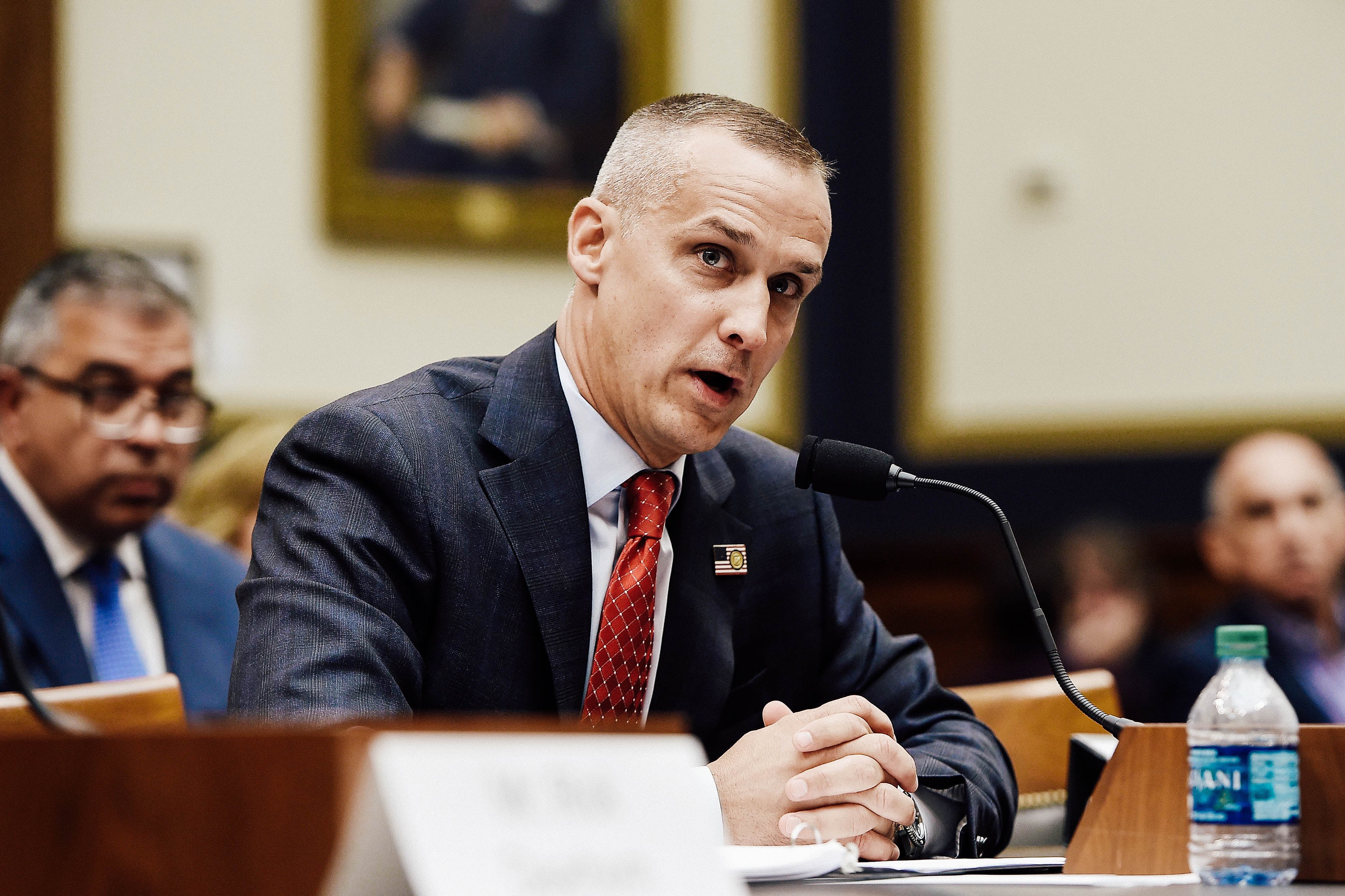 Corey Lewandowski testifies before the House Judiciary Committee on Tuesday in Washington.