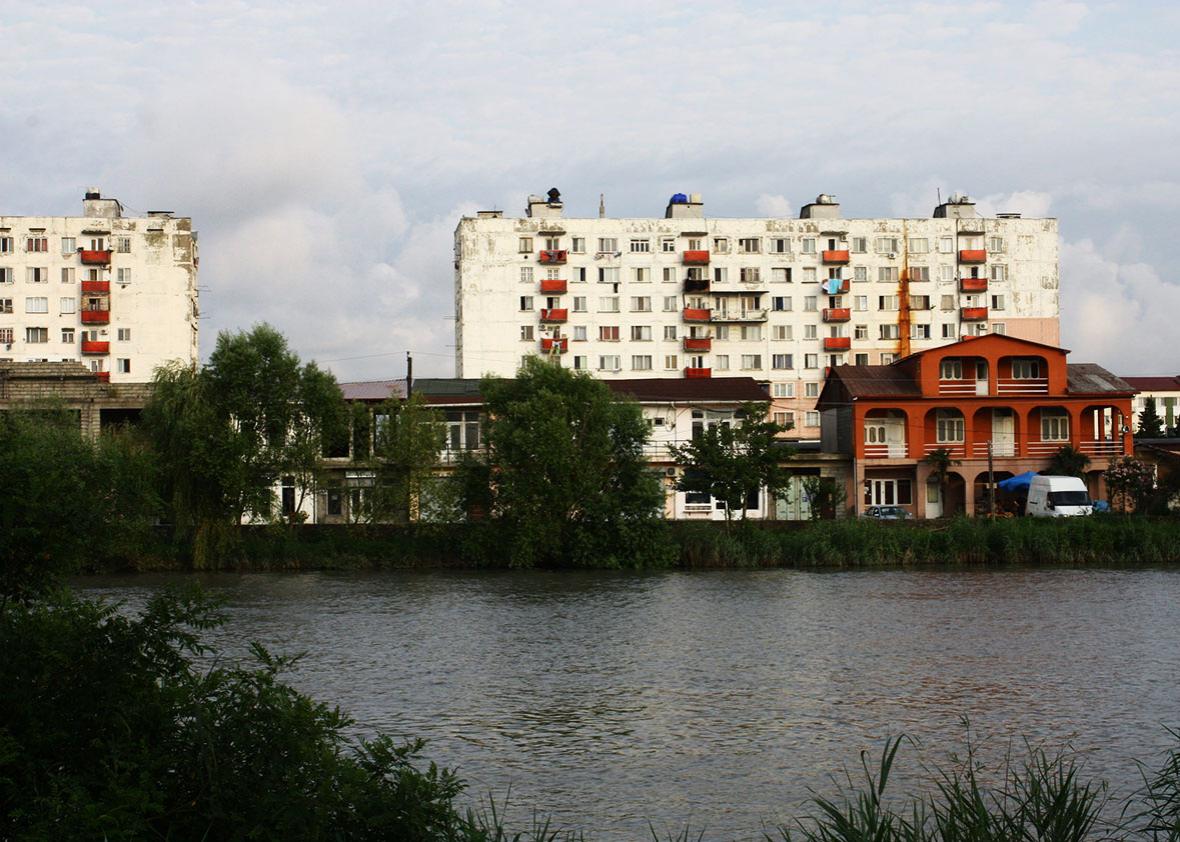 The Rioni River, considered by Herodotus to be the border between Europe and Asia.