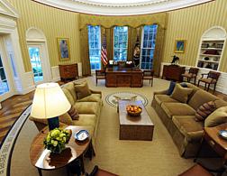 Does Obama actually work in the Oval Office?