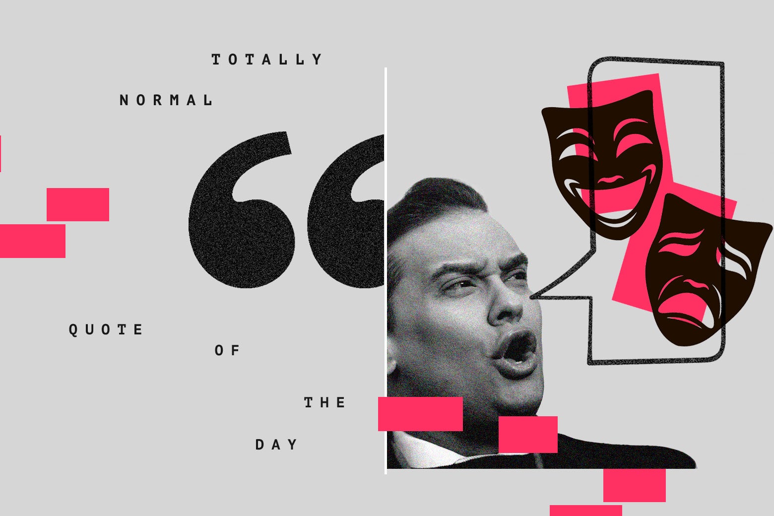 George Santos Yells About How “It’s All Theater”