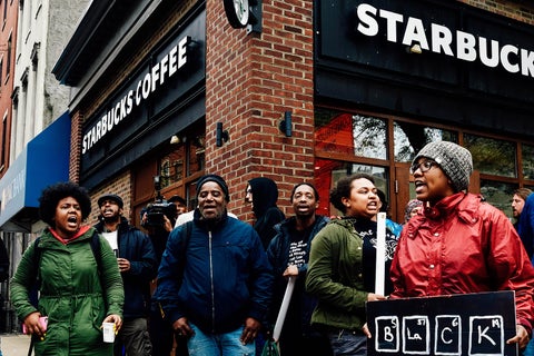 A conversation about Starbucks, white fear, and being black in public.