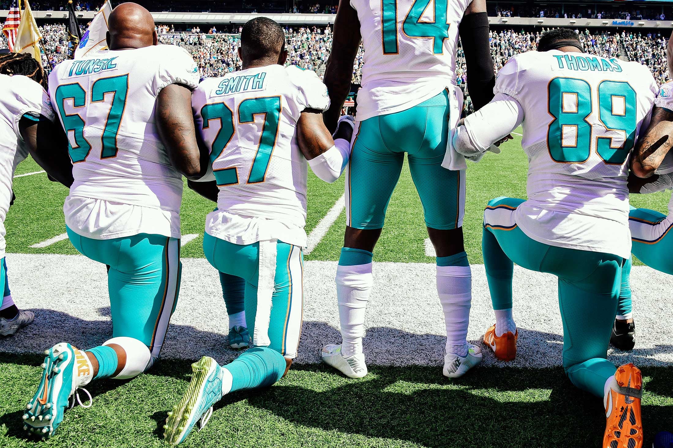 NFL anthem policy: League sides with Donald Trump's campaign against black  political power.