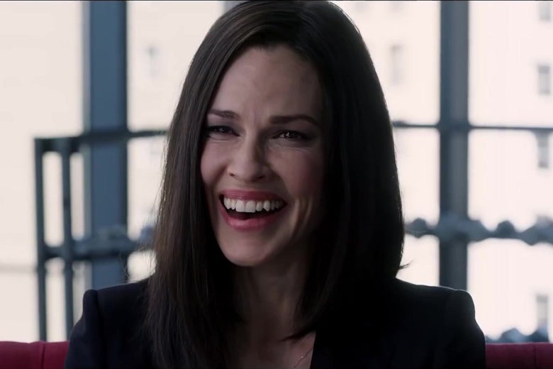 The Hunt Betty Gilpin and Hilary Swank clash in the trailer for