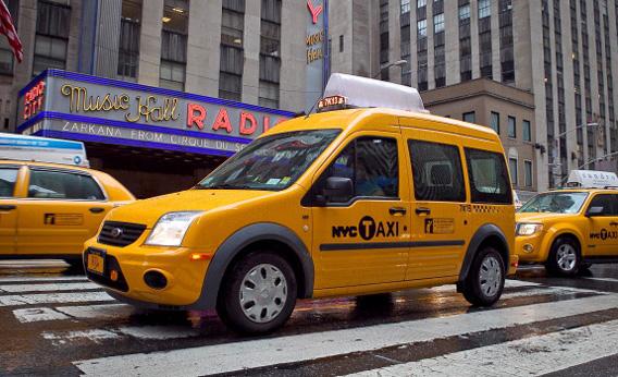 Ford Taxi Debuts In New York City on September 6, 2011 in New York City. 