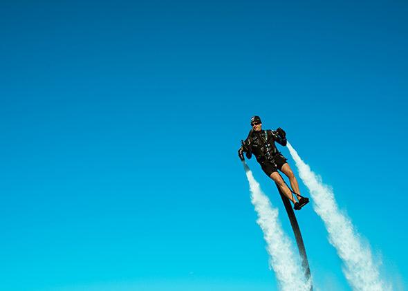 Watch Two Men Fly Over Dubai in Jetpacks