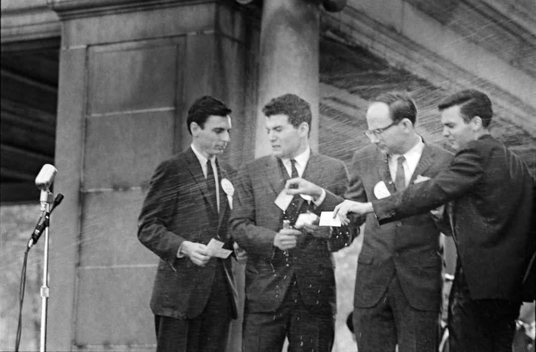 Draft card burning inUnion Square, New York.November 1965