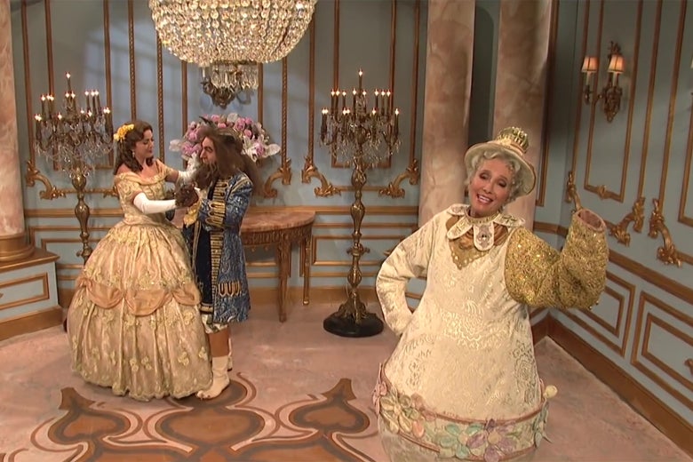 SNL Emma Thompson revisits Beauty and the Beast and it d be a