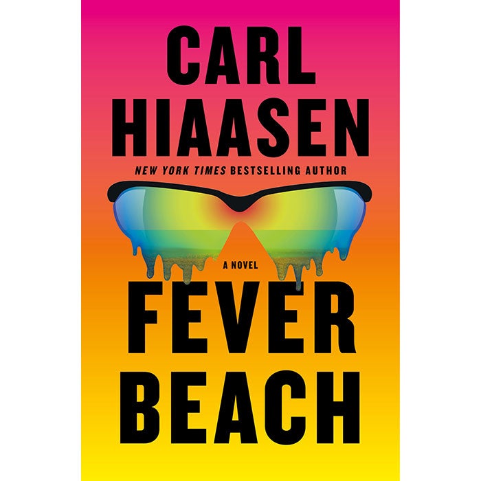 The cover of Fever Beach has melting sunglasses.