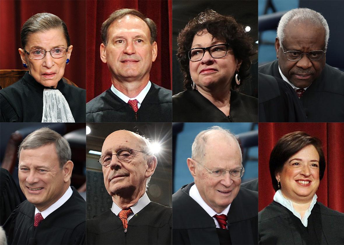 The Justices of the US Supreme Court