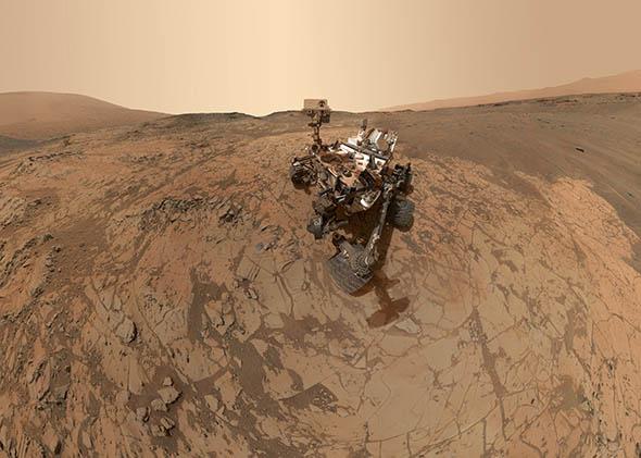 self-portrait of NASA's Curiosity Mars rover.