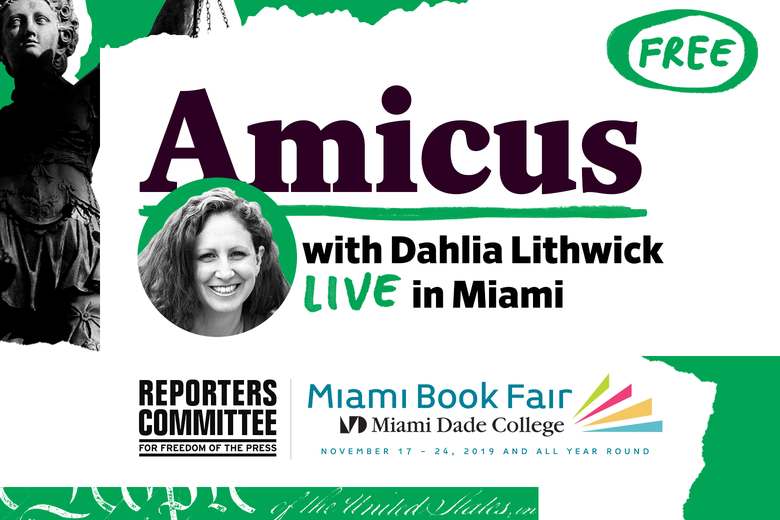 Description for Amicus at the Miami Book Fair