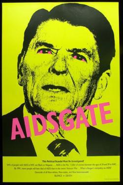 AIDSGATE campaign poster.