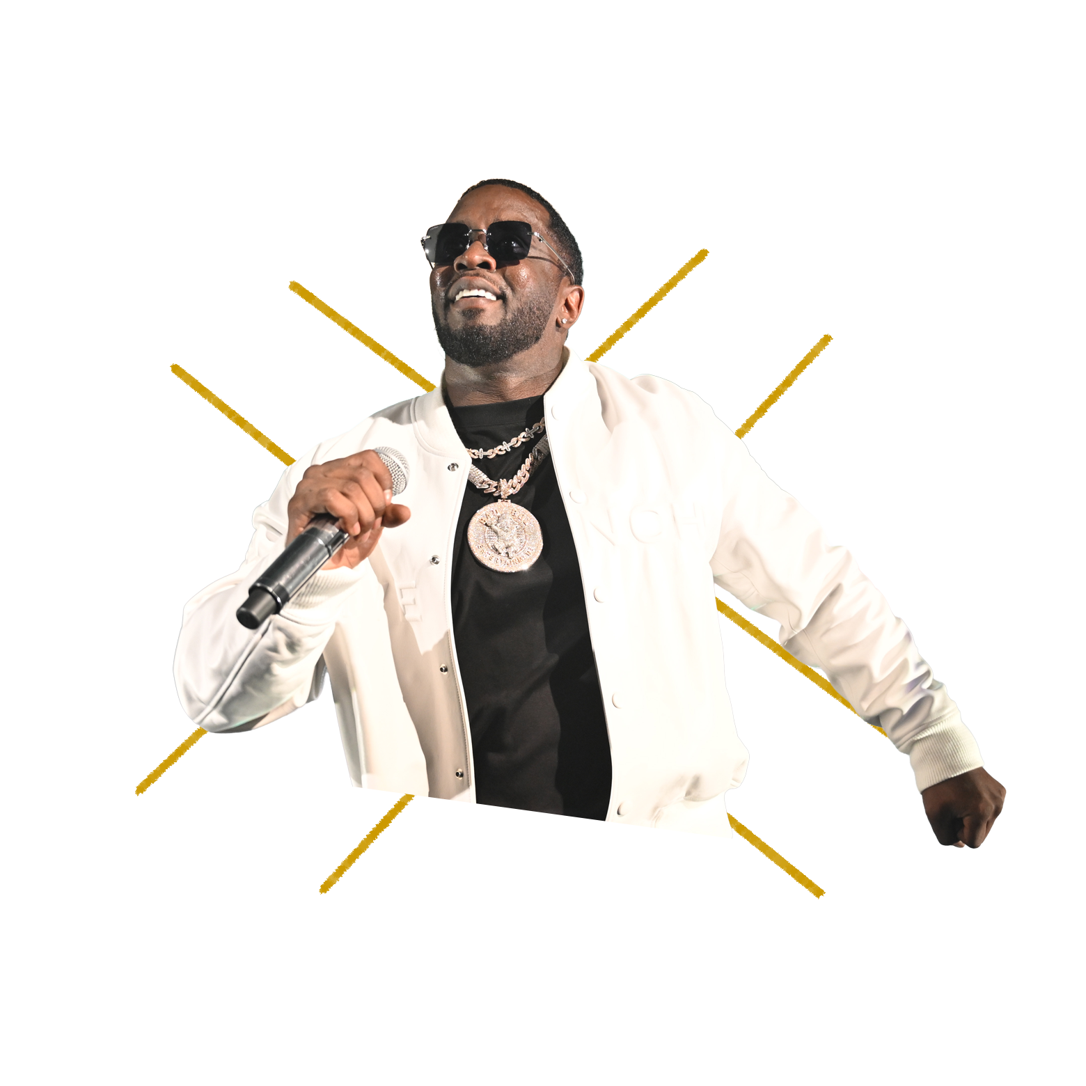 Sean Combs dancing.