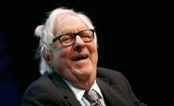 Writer Ray Bradbury delivers a lecture at the 12th Annual LA Times Festival of Books at Royce Hall on the UCLA campus on April 28, 2007 in Los Angeles, California. 