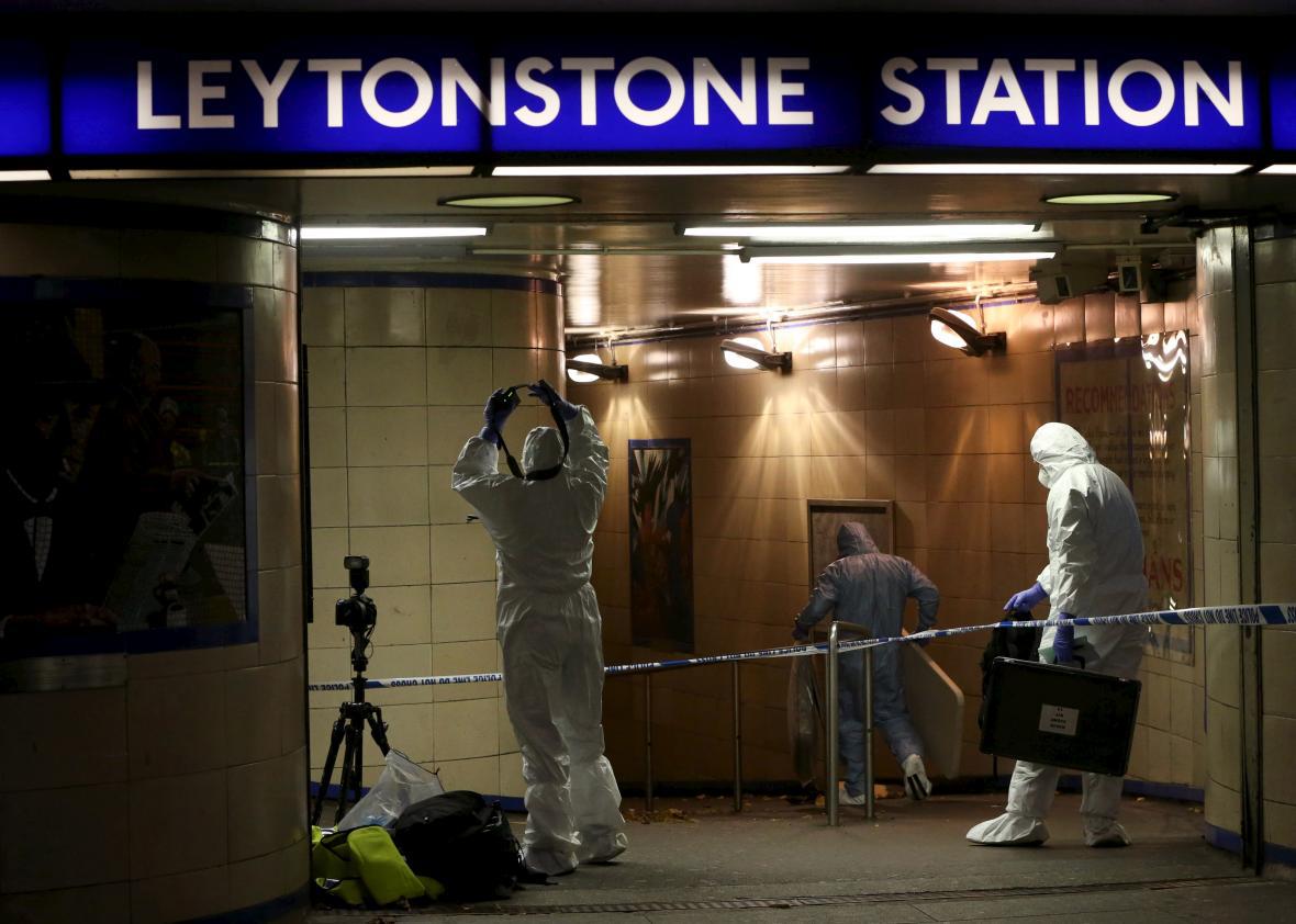 Leytonstone tube station London police probe knife attack as