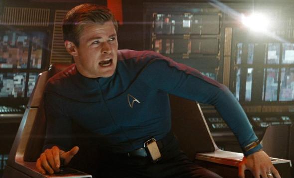 Hemsworth played Capt. Kirk’s father in 2009’s Star Trek.