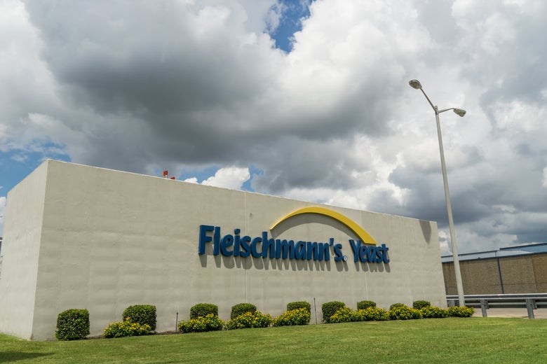 Exterior of the Fleischmann’s Yeast plant in Memphis.