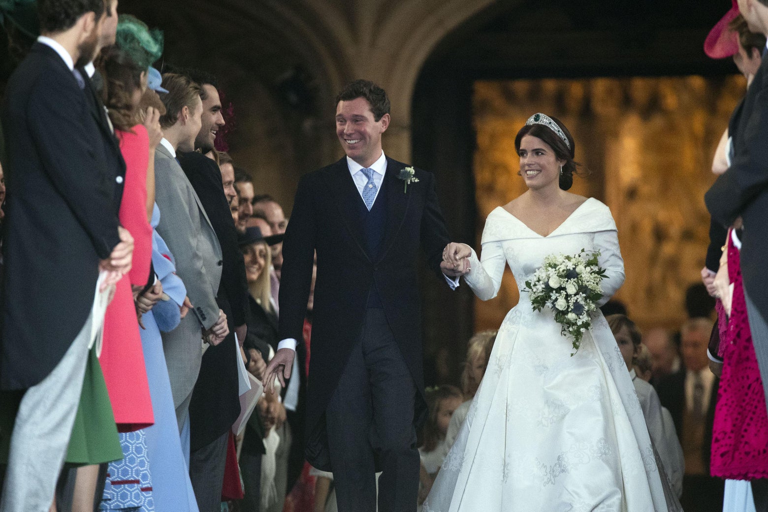 Prince Eugenie couldn't stop guests from using phones at her wedding.