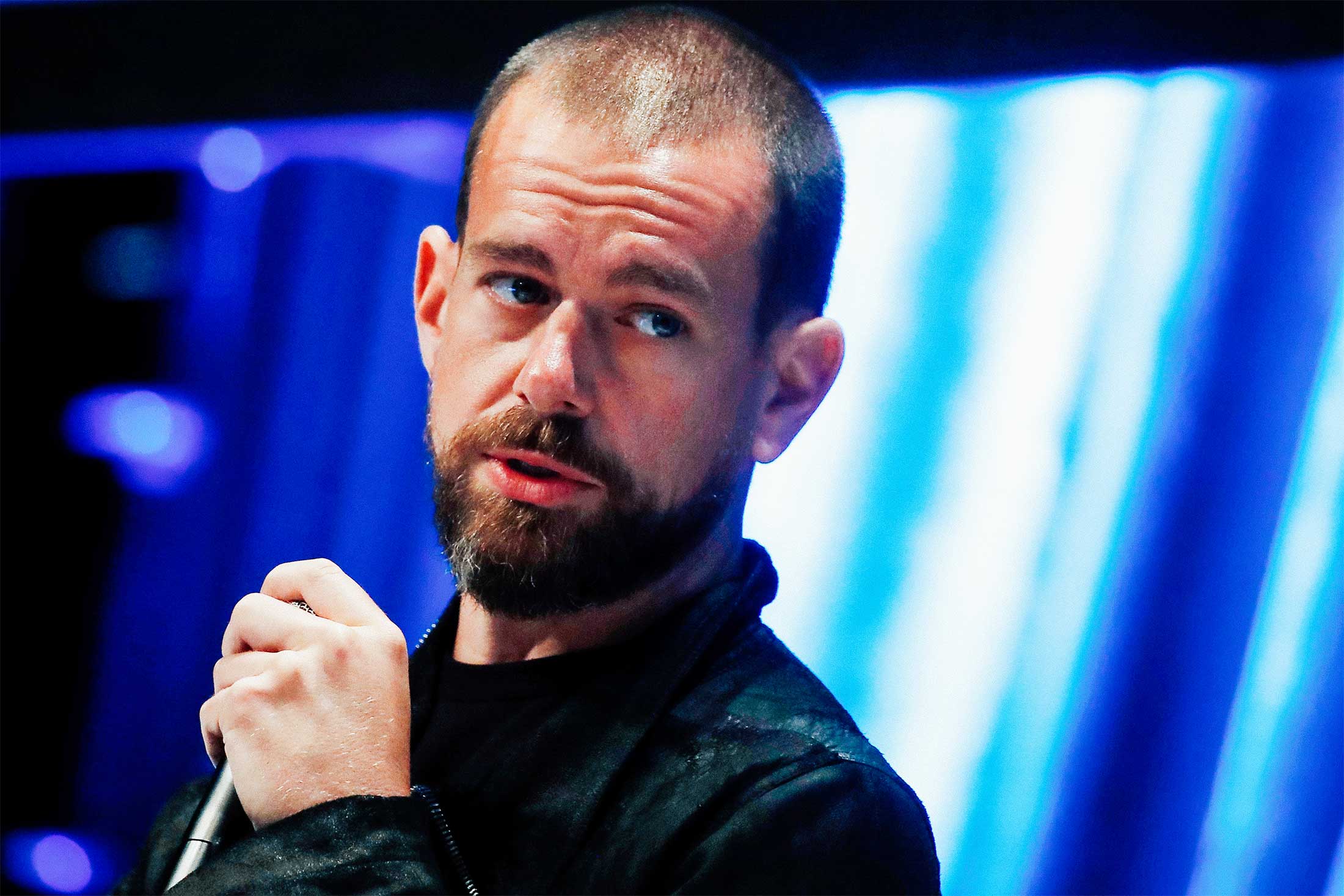 Twitter CEO and co-founder Jack Dorsey speaks at the Consensus 2018 conference in New York on May 16.