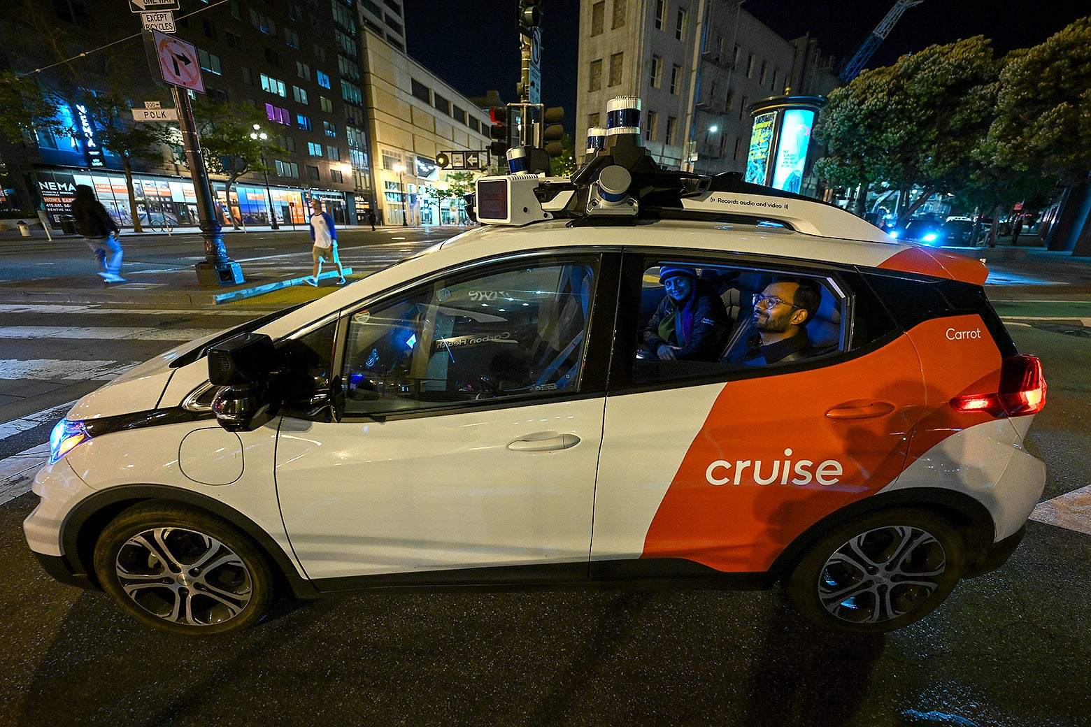 A Cruise vehicle in San Francisco.