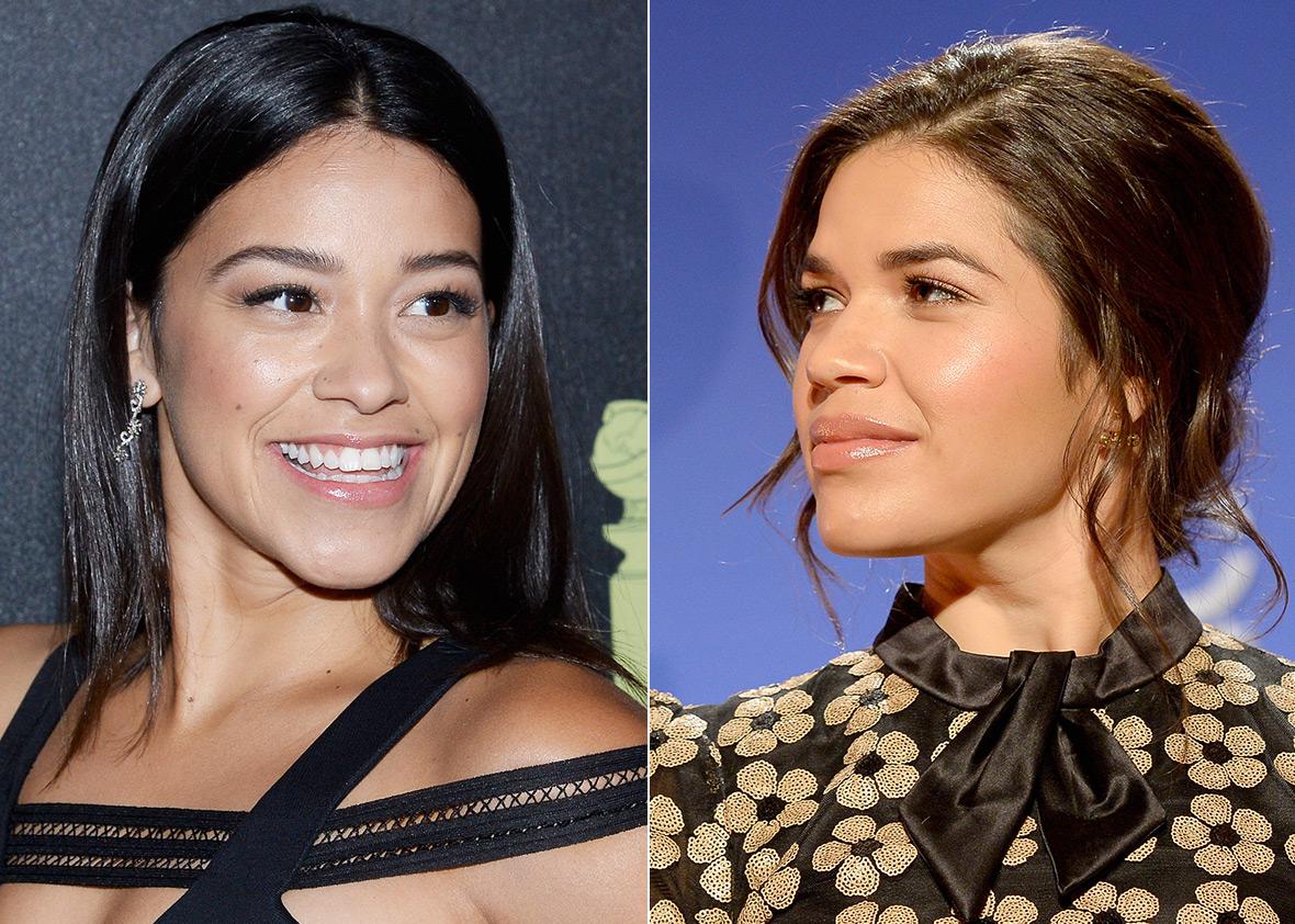 Golden Globes Twitter account confuses America Ferrera with Gina Rodriguez.