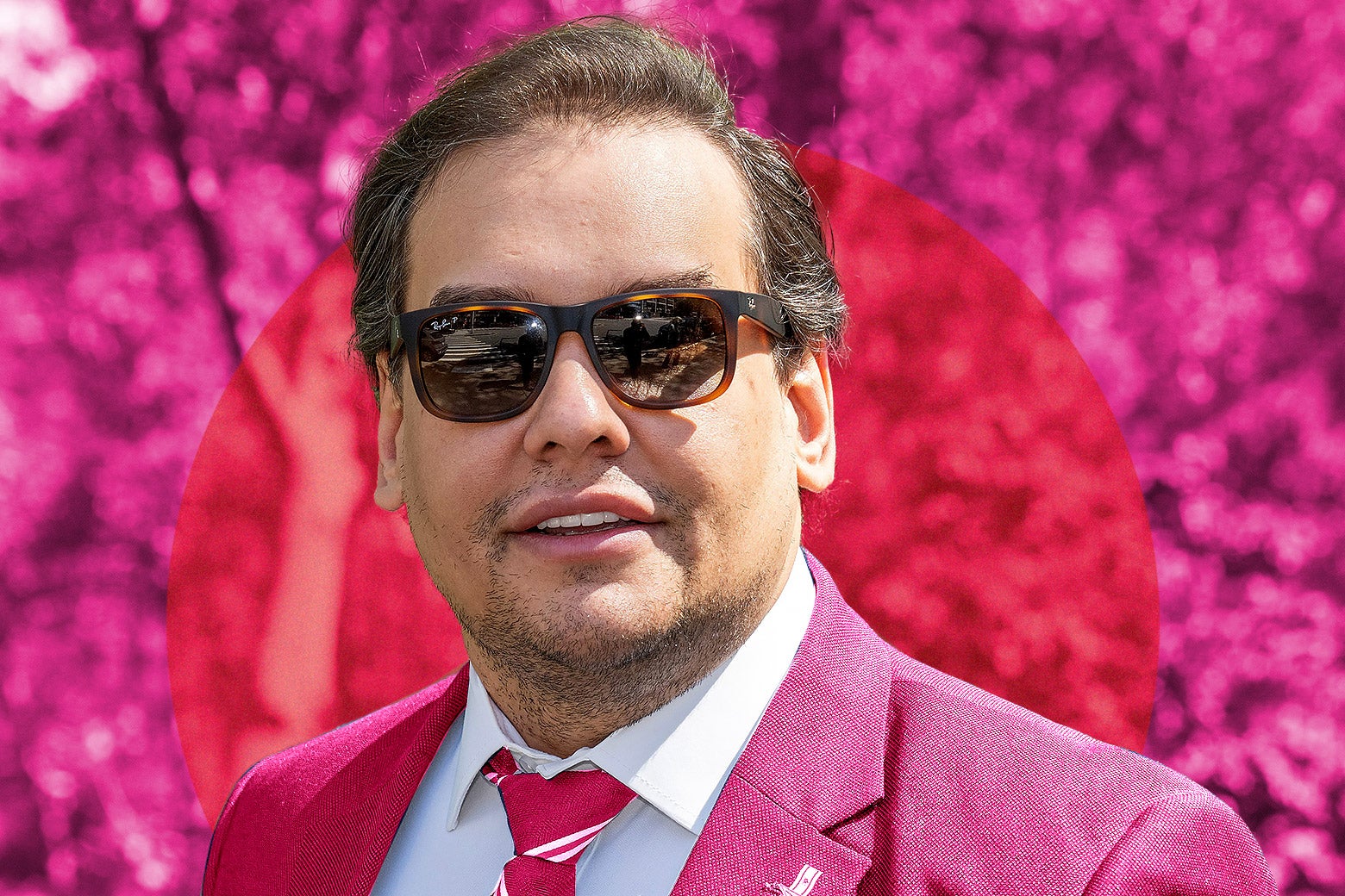 Image for article I Went to George Santos Party for His Next Big Act. Its Sort of Perfect.
