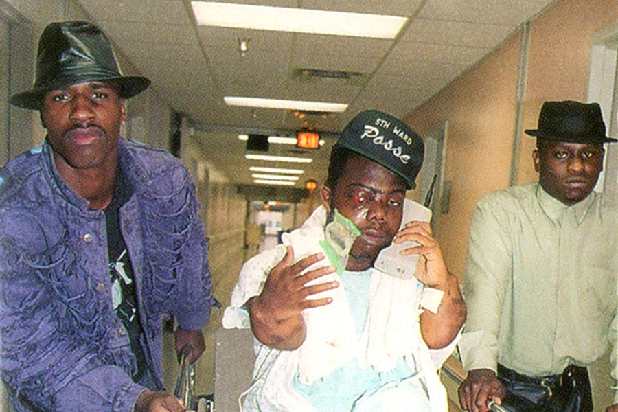 The cover of the Geto Boys' 1991 album We Can't Be Stopped.