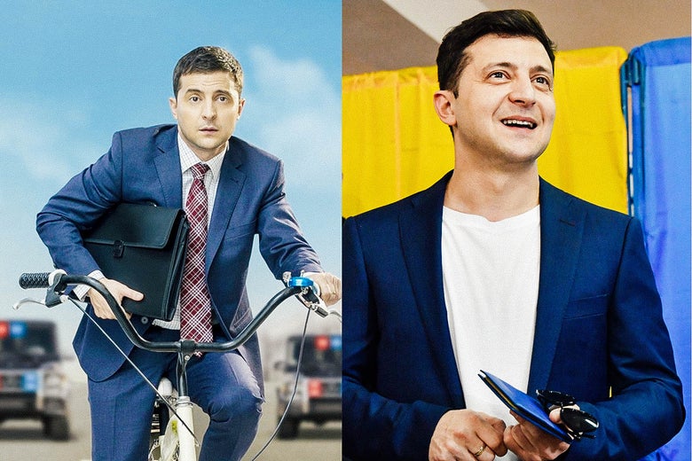 Ukraine president-elect Volodymyr Zelensky's sitcom offers clues to his  shocking victory.