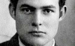 Ernest Hemingway's 1923 passport photo