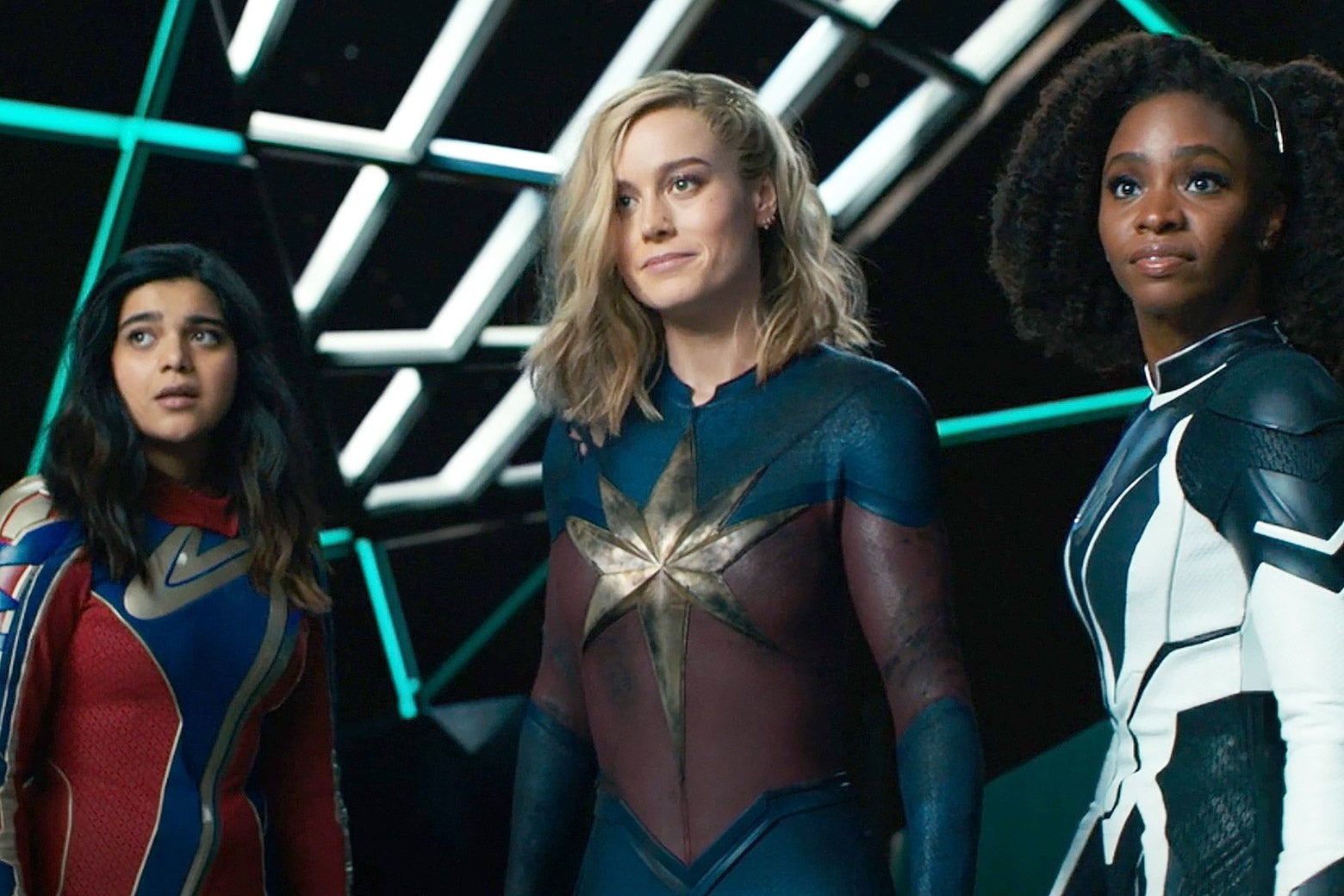 The Marvels - Official Trailer (2023) Brie Larson, Teyonah Parris, Iman  Vellani 