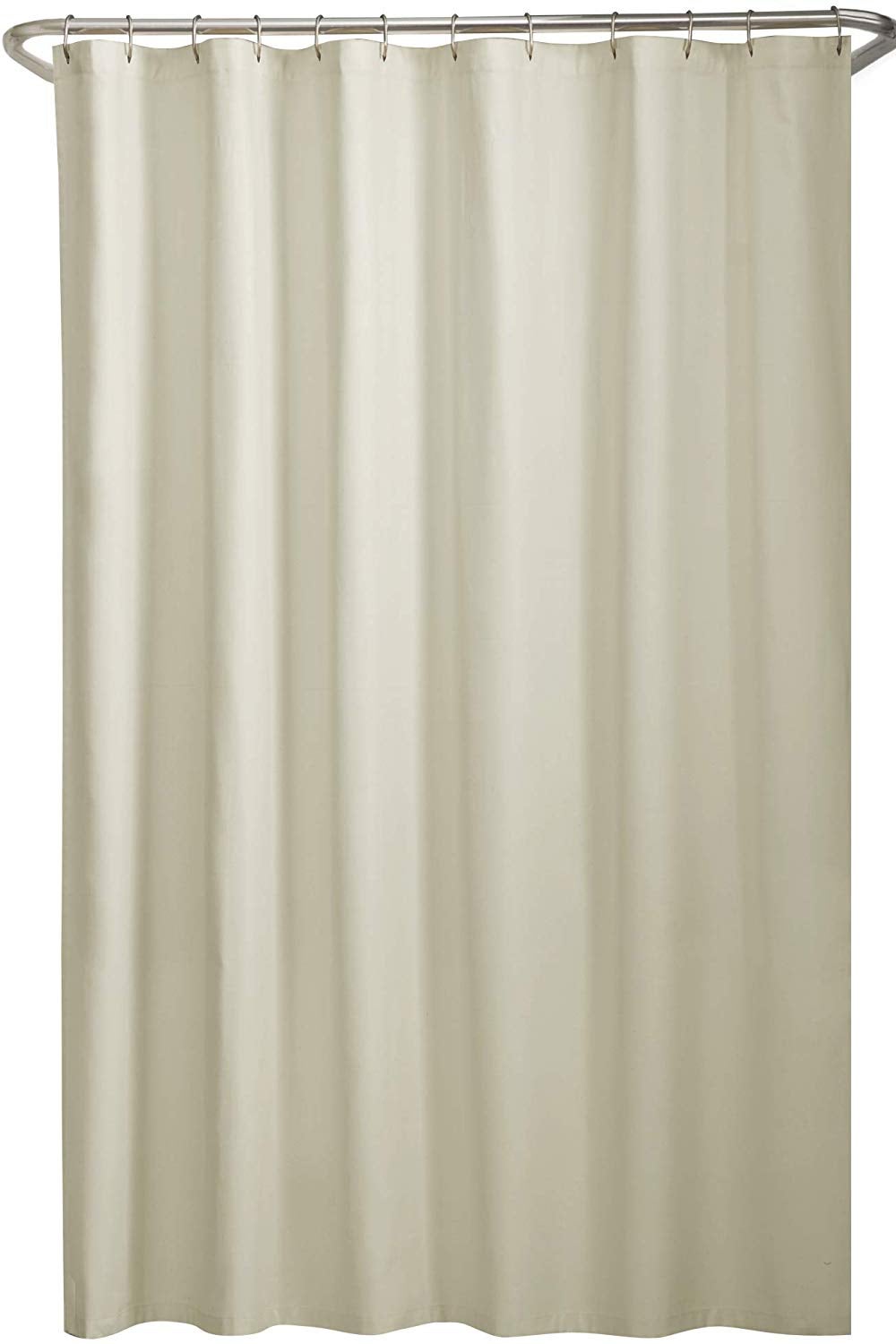 Maytex Water Repellent Fabric Shower Curtain or Liner