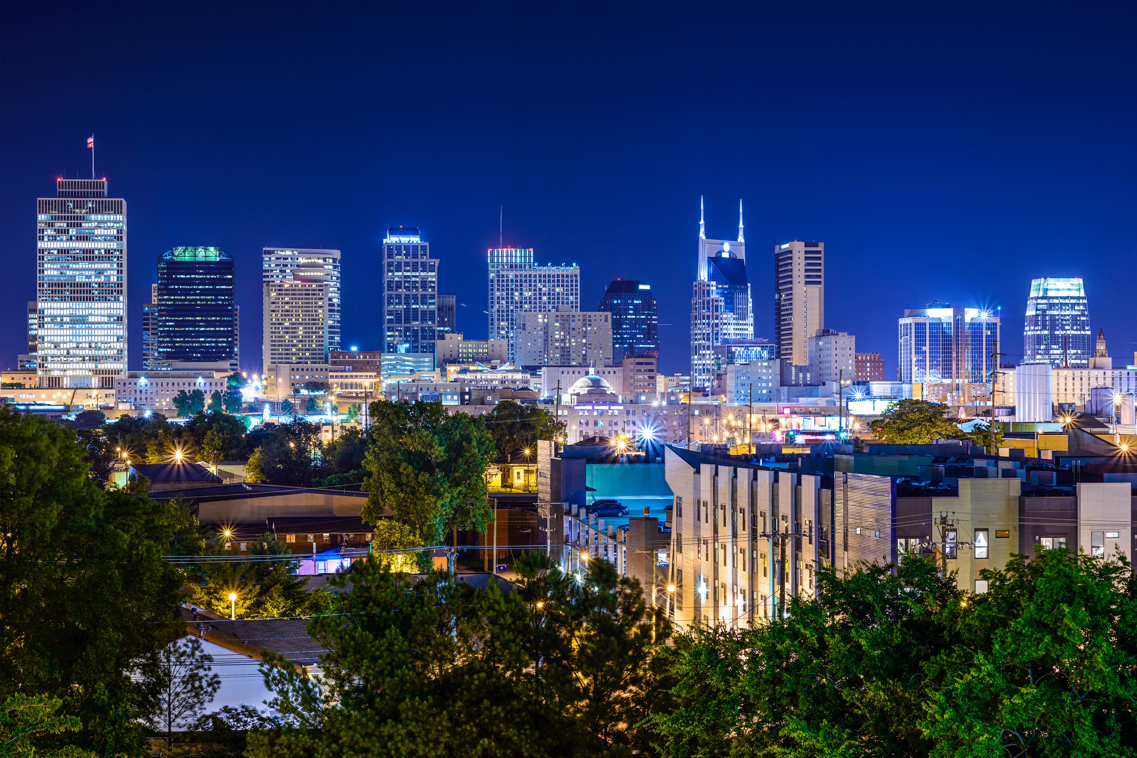 Nashville's skyline.