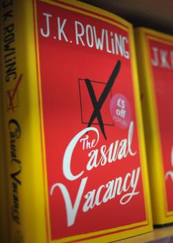 Copies of The Casual Vacancy, the new novel by British author J. K. Rowling.