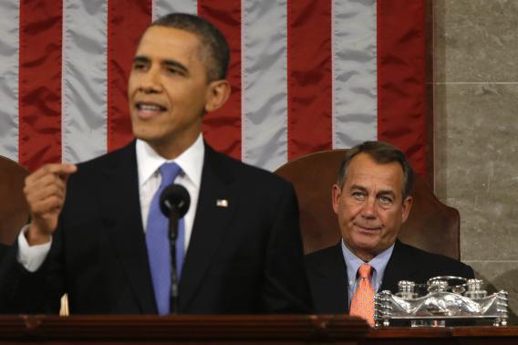 House Speaker John Boehner was not about to stand up and clap for cap-and-trade.
