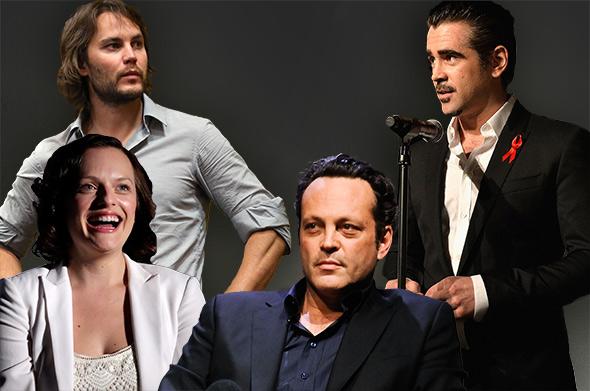 From top left, counterclockwise: Actor/Director Taylor Kitsch, Elisabeth Moss, Vince Vaughn, and Colin Farrell.