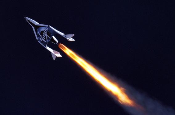 Virgin Galactic SpaceShipTwo test flight