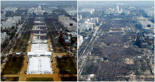 Inauguration comparison